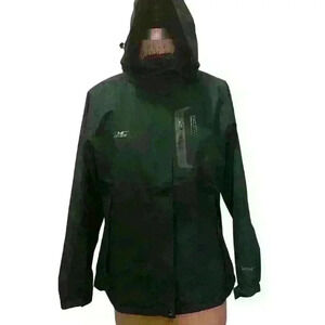 Women's Diamond Candy Ski Jacket Hooded Windproof Waterproof Green Size M